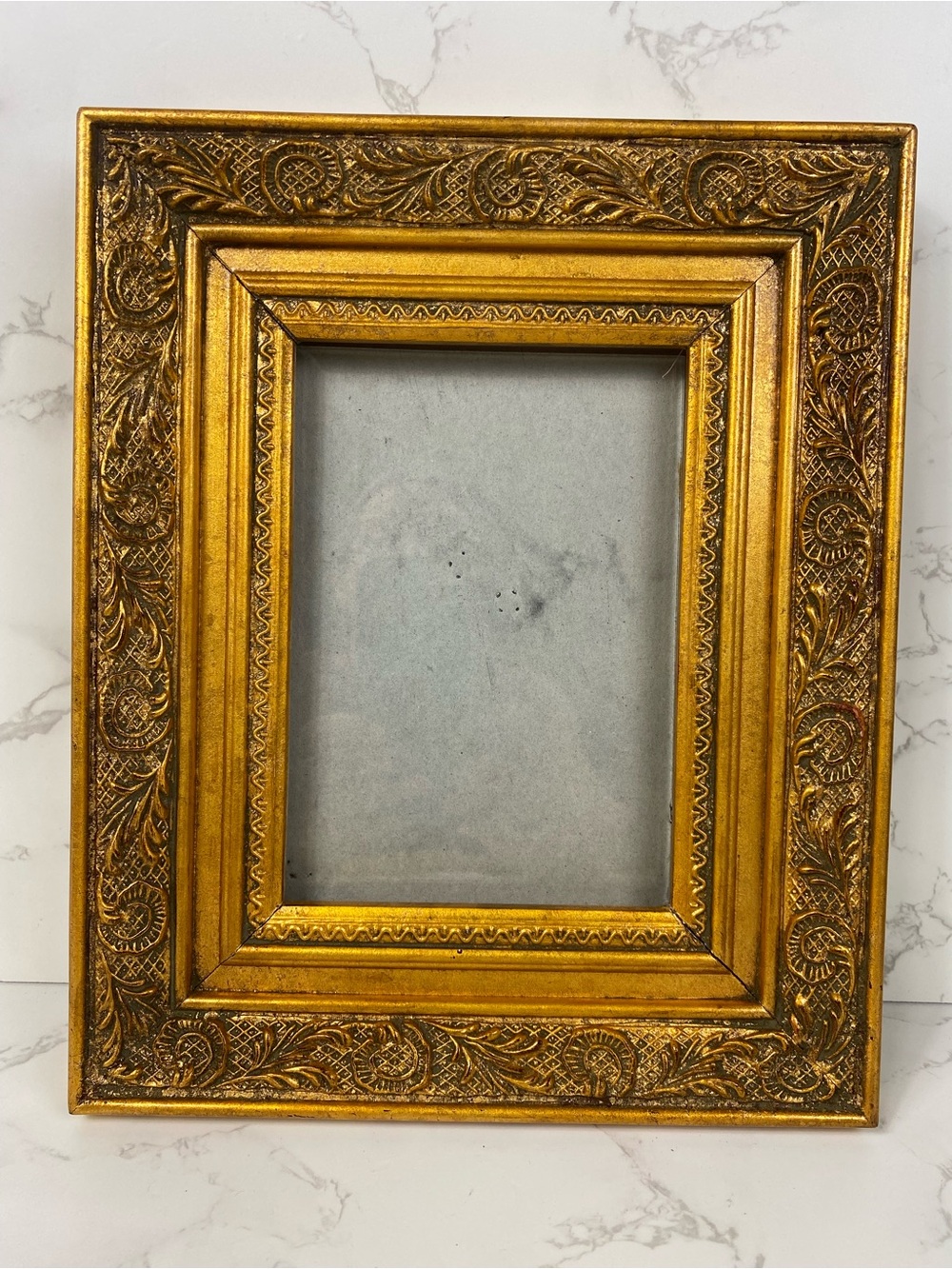 Gold Ornate Picture Frame Baroque 5x7 photo